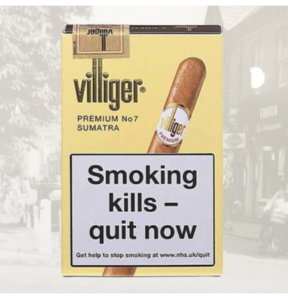 Villiger Premium No7 Sumatra Cigars - Pack of 5