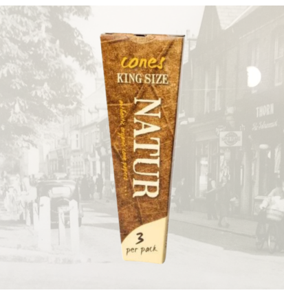 Natur Organic King Size Cones - Pack of 3