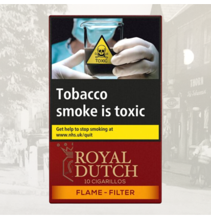 Royal Dutch Flame Filter - Pack of 10