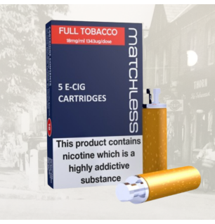 Matchless Tobacco Cartomiser Refills | 18mg