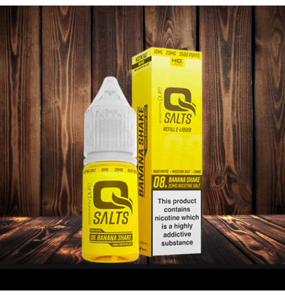 Banana Shake Q Salts Nic Salts E-Liquid